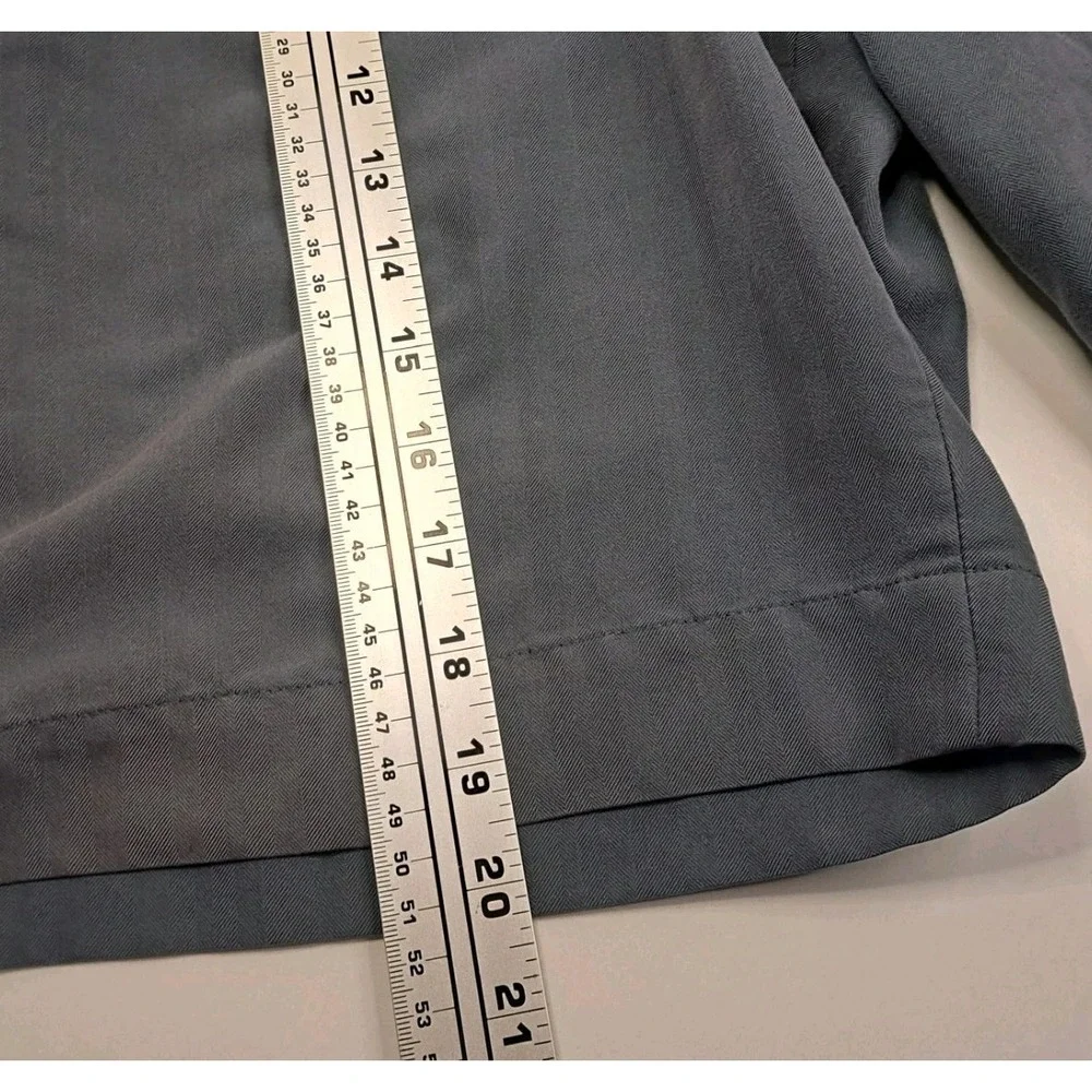OP Ocean Pacific Mens 38 Golf Shorts Pleated‎ Front Gray Preppy Casual